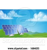 Vector Illustration of Solar Power Energy Renewable Farm by AtStockIllustration