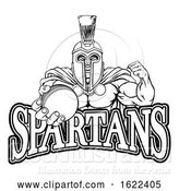 Vector Illustration of Spartan Trojan Cricket Sports Mascot by AtStockIllustration