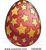 Vector Illustration of Star Easter Egg by AtStockIllustration