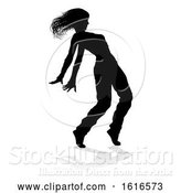 Vector Illustration of Street Dance Dancer Silhouette by AtStockIllustration