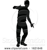 Vector Illustration of Street Dance Dancer Silhouette by AtStockIllustration