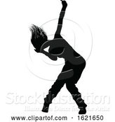 Vector Illustration of Street Dance Dancer Silhouette by AtStockIllustration