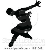 Vector Illustration of Street Dance Dancer Silhouette by AtStockIllustration