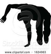 Vector Illustration of Street Dance Dancer Silhouette by AtStockIllustration