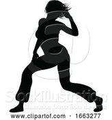 Vector Illustration of Street Dance Dancer Silhouette by AtStockIllustration