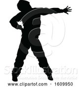 Vector Illustration of Street Dance Dancer Silhouettes by AtStockIllustration
