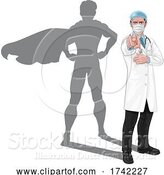 Vector Illustration of Super Hero Doctor Wants Needs You Pointing Concept by AtStockIllustration