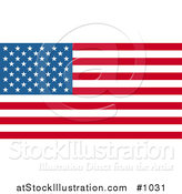 Vector Illustration of the American Flag by AtStockIllustration