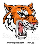 Vector Illustration of Tiger Animal Mascot by AtStockIllustration