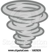 Vector Illustration of Tornado Air Element Icon by AtStockIllustration