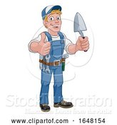 Vector Illustration of Trowel Construction Site Builder Handyman by AtStockIllustration