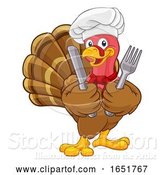 Vector Illustration of Turkey Chef Thanksgiving or Christmas by AtStockIllustration