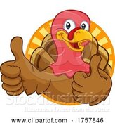 Vector Illustration of Turkey Thanksgiving or Christmas Character by AtStockIllustration