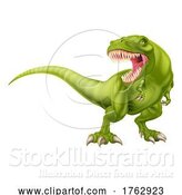 Vector Illustration of Tyrannosaurus T Rex Dinosaur Roaring by AtStockIllustration