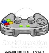 Vector Illustration of Video Game Gaming Console Controller by AtStockIllustration