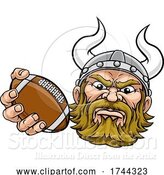 Vector Illustration of Viking American Football Sports Mascot by AtStockIllustration