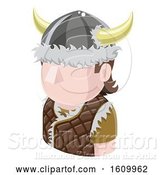 Vector Illustration of Viking Avatar People Icon by AtStockIllustration