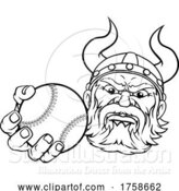 Vector Illustration of Viking Baseball Ball Sports Mascot by AtStockIllustration