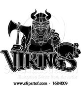 Vector Illustration of Viking Female Gladiator Football Warrior Lady by AtStockIllustration