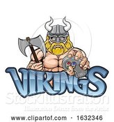 Vector Illustration of Viking Gamer Gladiator Warrior Controller Mascot by AtStockIllustration