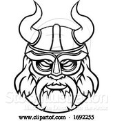 Vector Illustration of Viking Sports Mascot Character by AtStockIllustration