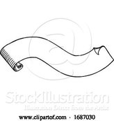 Vector Illustration of Vintage Scroll by AtStockIllustration