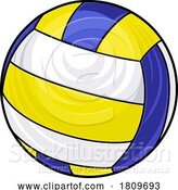 Vector Illustration of Volleyball Ball Isolated Icon Illustration by AtStockIllustration