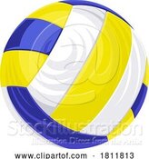 Vector Illustration of Volleyball Ball Isolated Icon Illustration by AtStockIllustration