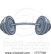 Vector Illustration of Weights Barbell Illustration by AtStockIllustration