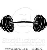 Vector Illustration of Weights Barbell Illustration by AtStockIllustration