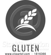 Vector Illustration of Wheat Plant Gluten Food Icon Concept by AtStockIllustration