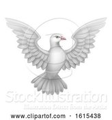 Vector Illustration of White Dove Concept by AtStockIllustration