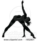 Vector Illustration of Women Dancer Silhouette by AtStockIllustration
