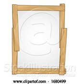 Vector Illustration of Wood Frame Sign Background Design Element by AtStockIllustration