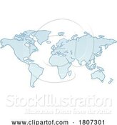Vector Illustration of World Global Map Background Illustration by AtStockIllustration