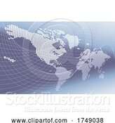Vector Illustration of World Map Concept Background by AtStockIllustration