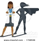 Vector Illustration of Young Medical Doctor Super Hero Mascot by AtStockIllustration