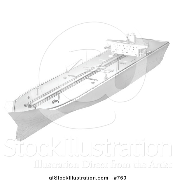 Illustration of a Tanker Ship