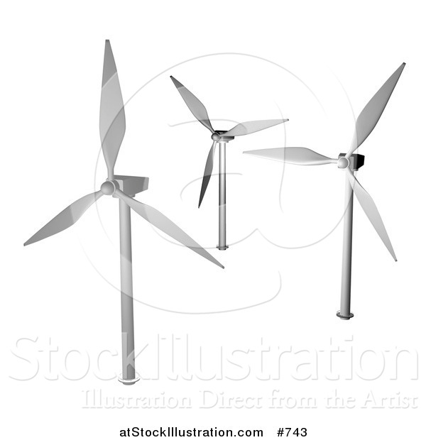 Illustration of Three Turbines