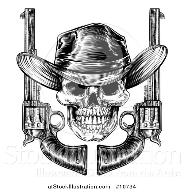 Vector Illustration of a Black and White Woodcut Etched or Engraved ...