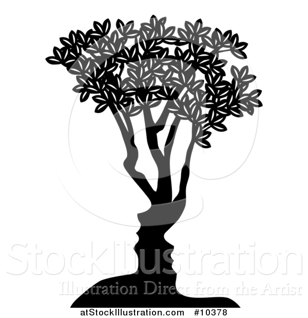 Vector Illustration of a Couple Formed in the Trunk