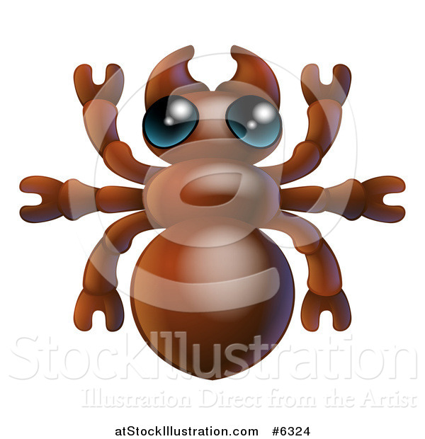 Vector Illustration of a Cute Ant Bug