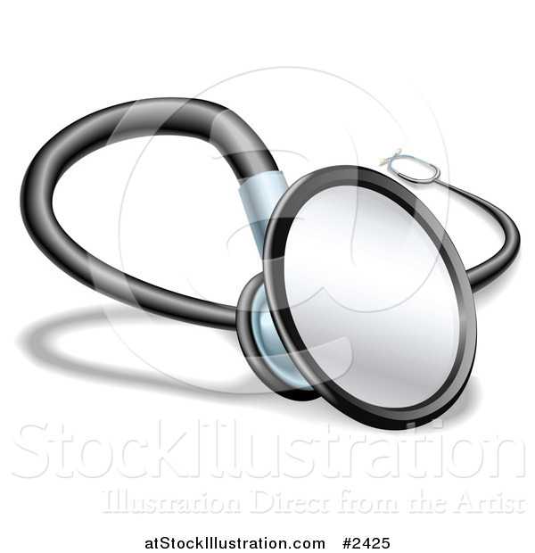 Vector Illustration of a Stethoscope