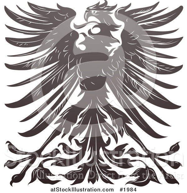 Vector Illustration of an Imperial Eagle Design