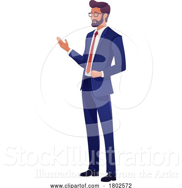 Vector Illustration of Businessman Illustration