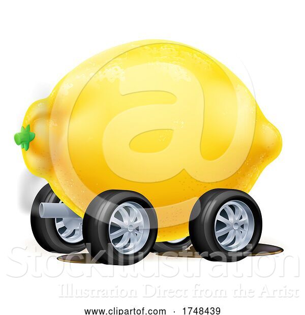 Vector Illustration of Car Lemon Illustration