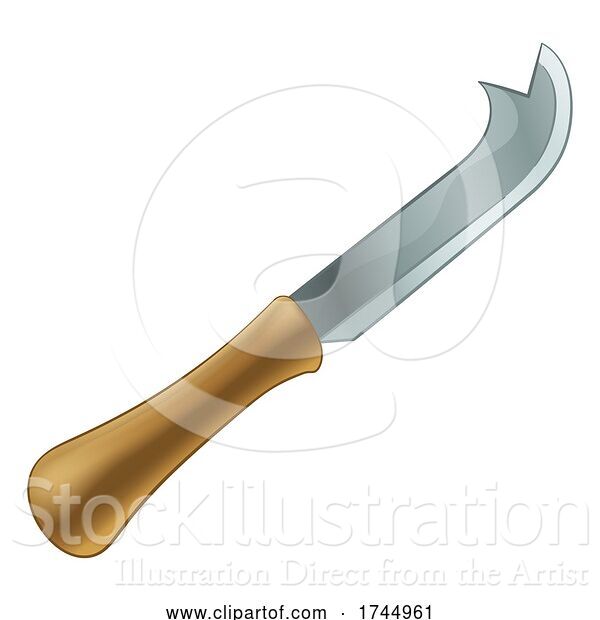 Vector Illustration of Cheese Knife Illustration