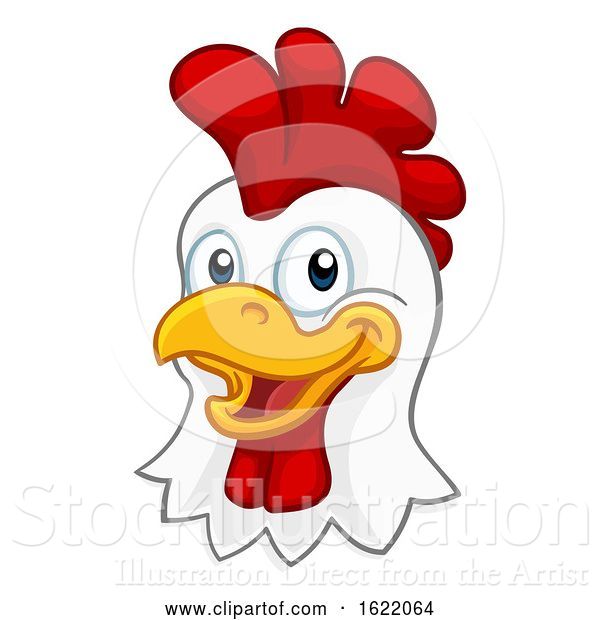 Vector Illustration of Chicken Rooster Cockerel Character