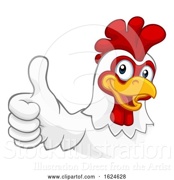 Vector Illustration of Chicken Rooster Cockerel Character