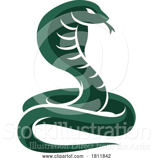 Vector Illustration of Cobra Snake Animal Design Illustration Mascot Icon